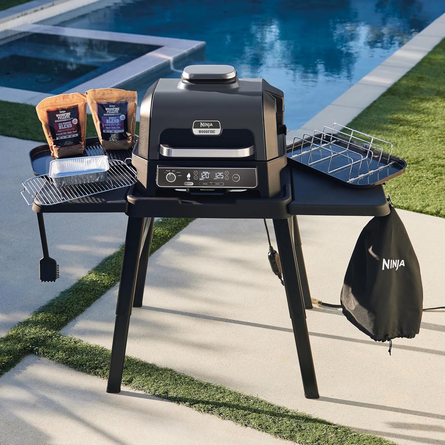 Ninja Woodfire Barbecue électrique et fumoir Pro XL