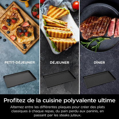 Ninja Sizzle Pro XL Grill Electrique Intérieur & Plancha Electrique