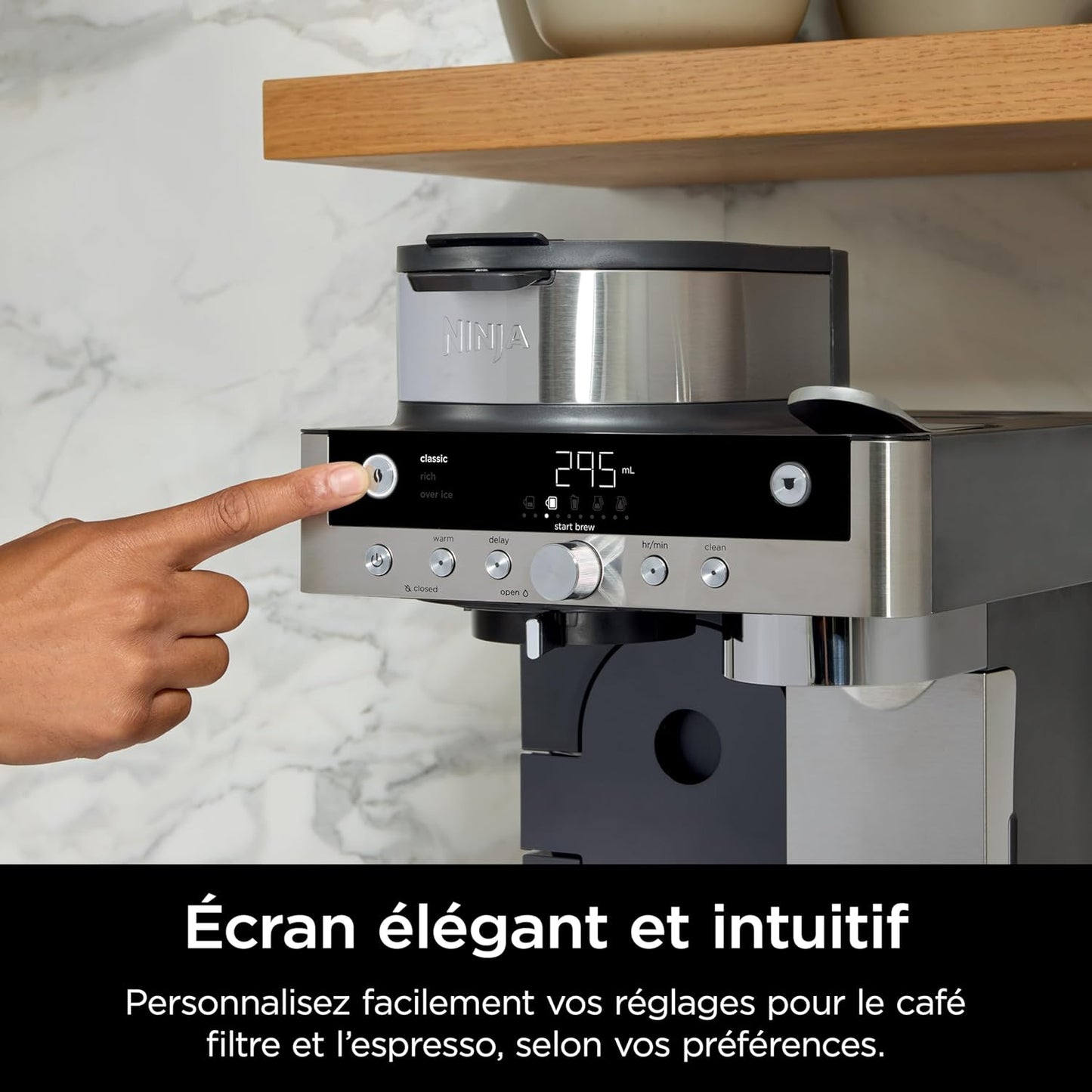 Ninja Prestige Machine à café filtre et capsules 2-en-1