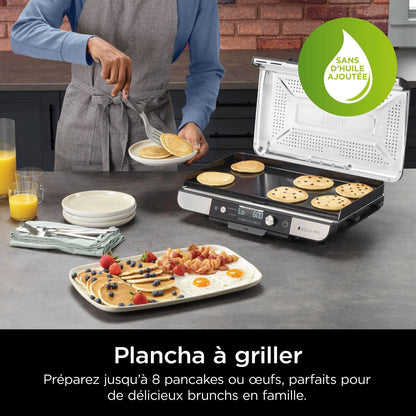 Ninja Sizzle Pro XL Grill Electrique Intérieur & Plancha Electrique